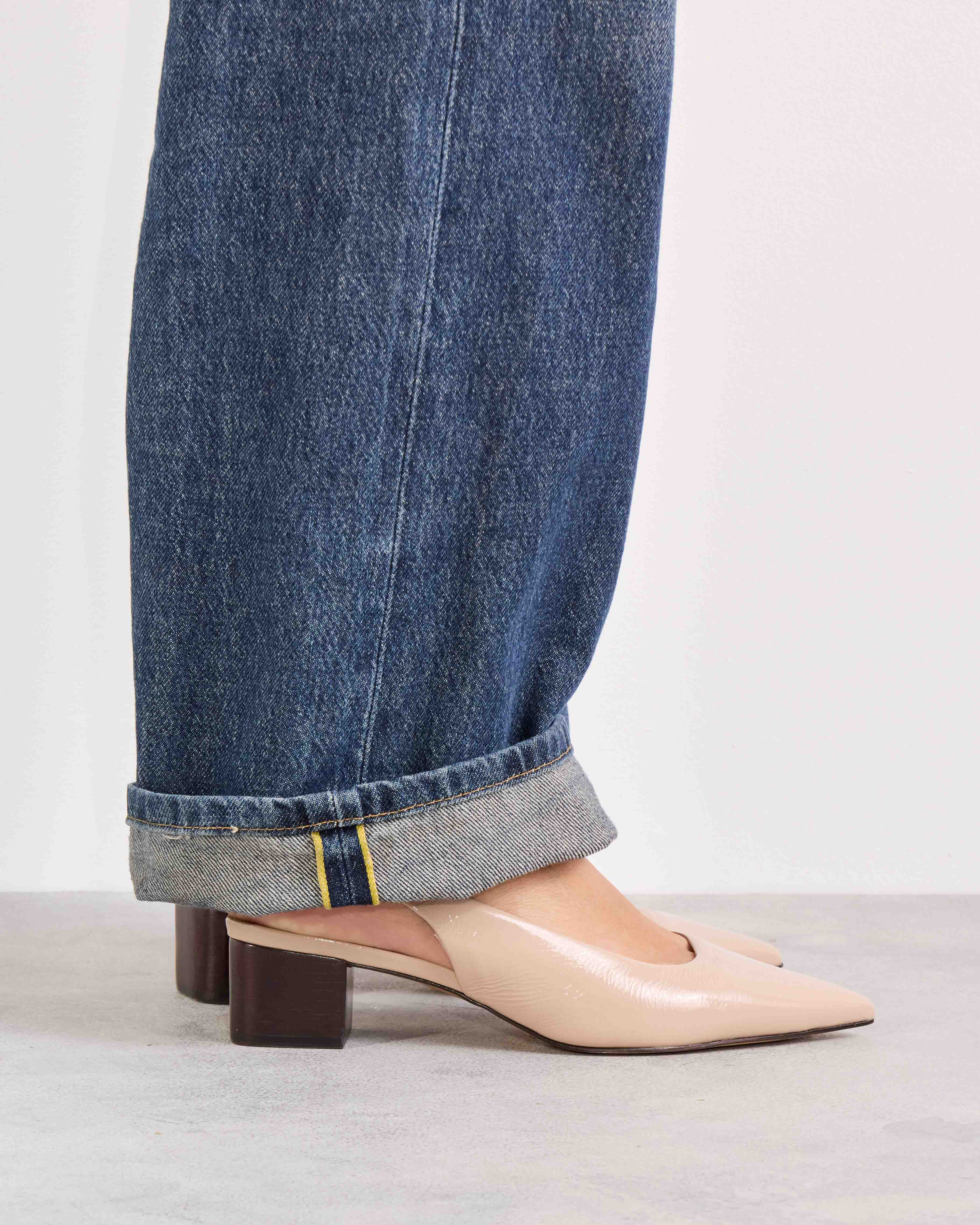 Stiletto Marga en cuero gloss