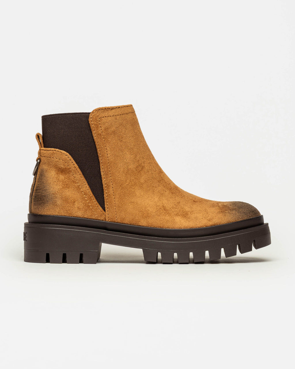 Bota caña baja Scott en efecto gamuza