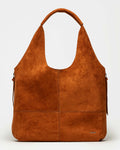 Shopper Amalfi en efecto gamuza