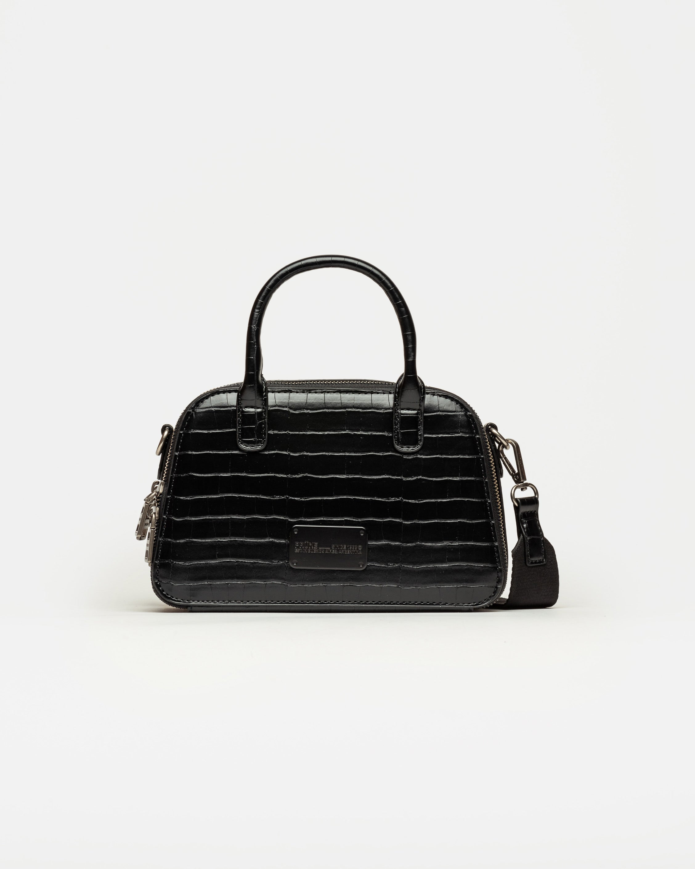 Cartera de mano New Penny en efecto cuero croco