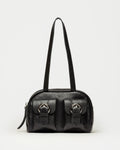 Cartera al hombro Indie en cuero graneado