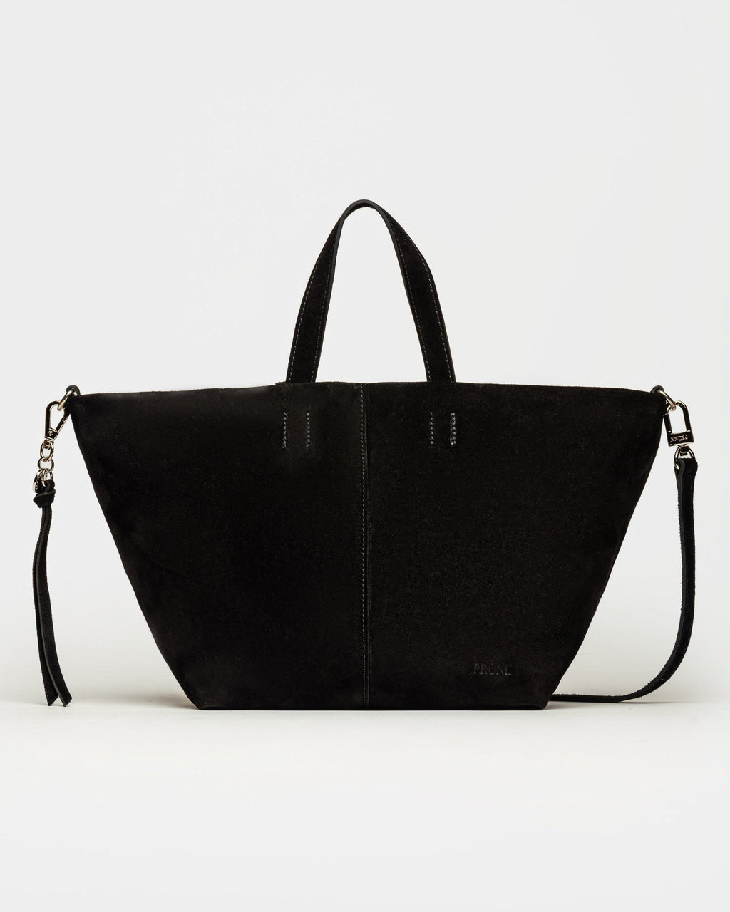 Cartera de mano The Flapper en cuero gamuza