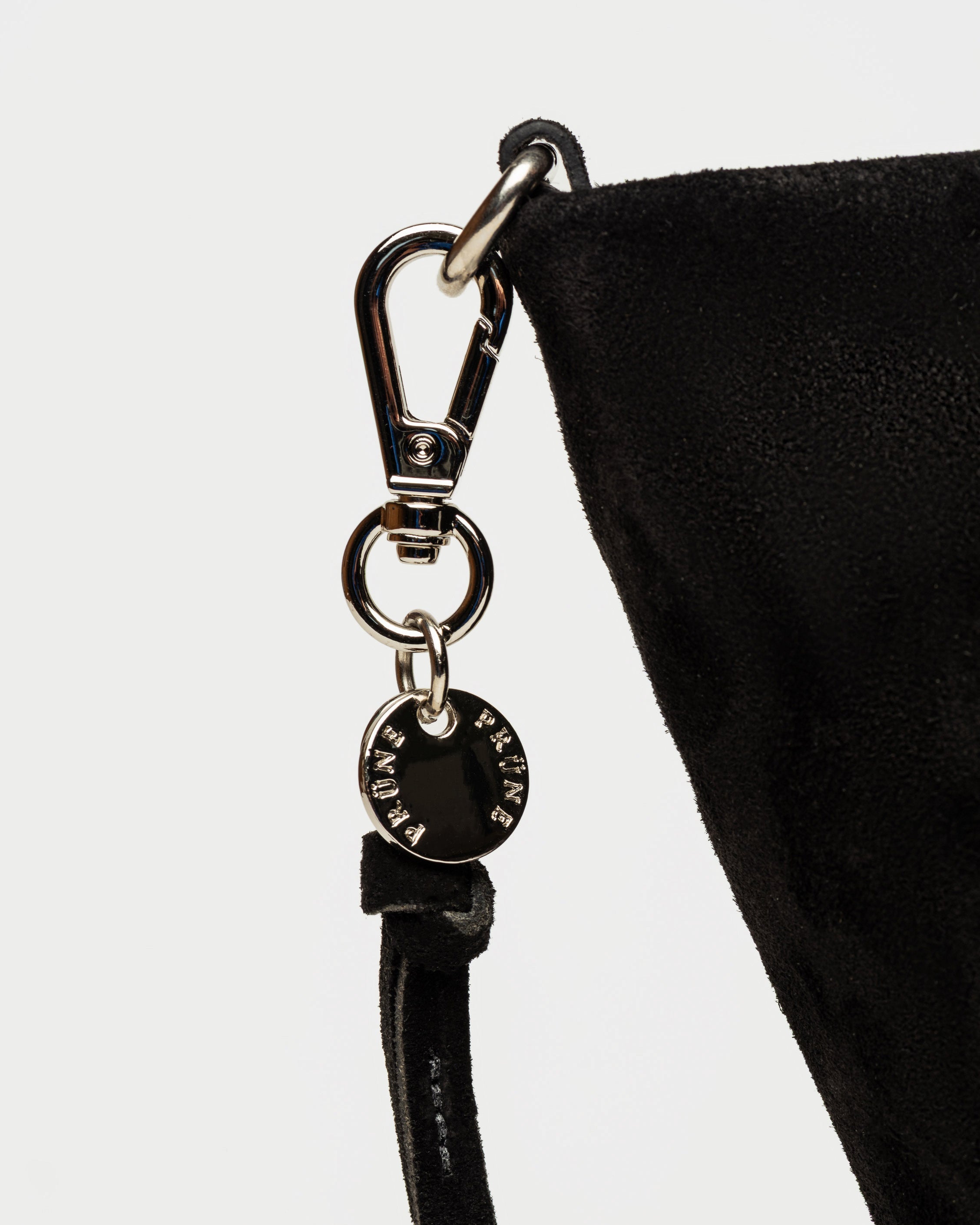 Cartera de mano The Flapper en cuero gamuza