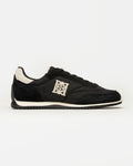 Sneaker Olimpia en cuero y textil